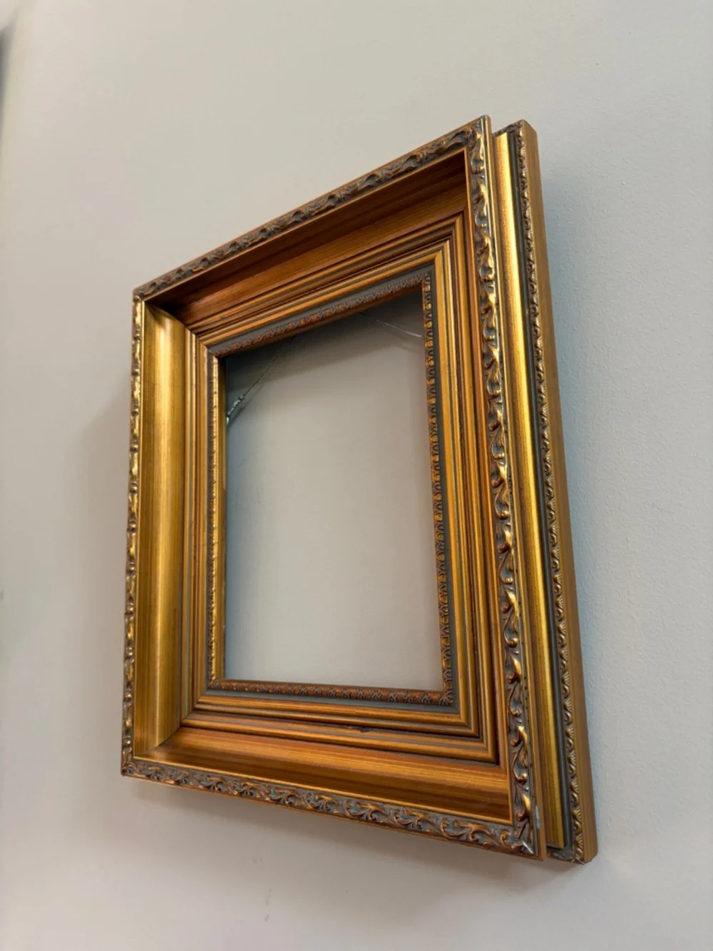Gold Leaf Ornate Embossed Wood Picture Frame Art Artwork Wall Decor Home Accents